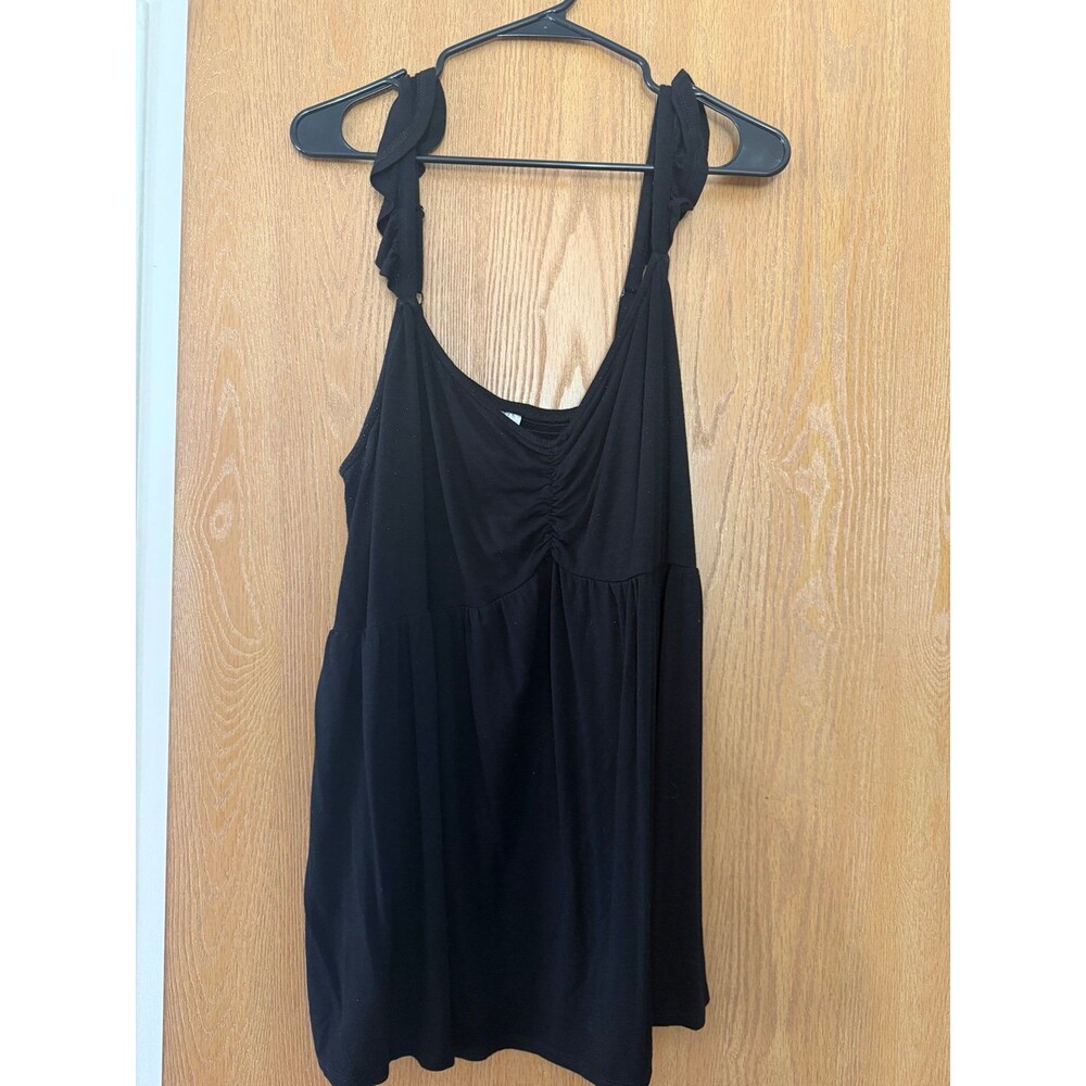 Torrid Super Soft Knits Empire Waist Tank Black sz 3 (22/24)
